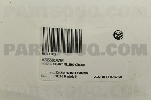 Coplamiento Rápido Refrigeración Original Amg C 43 4matic