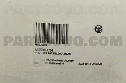 Coplamiento Rápido Refrigeración Original Amg C 43 4matic