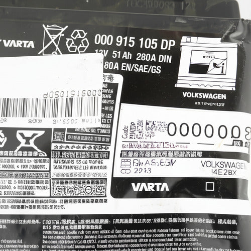 Bateria Con Indicador De Carga Llena Y Cargad Original Volks