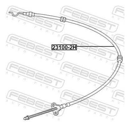 Cable Freno Original Vw Amarok