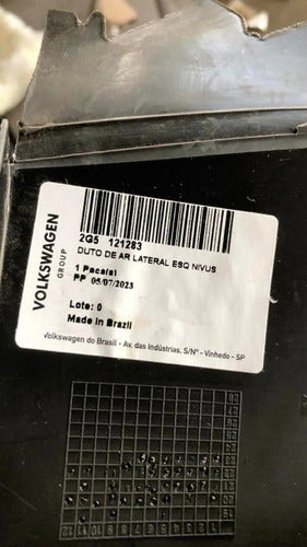 Duccion De Aire Original Volkswagen Nivus