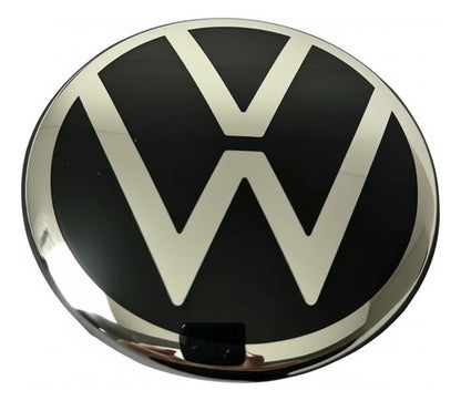 Simbolo Vw Negro/cromado Golf Jetta