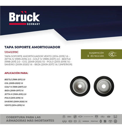 Tapa Amortiguador 1j0412319c Original Jetta