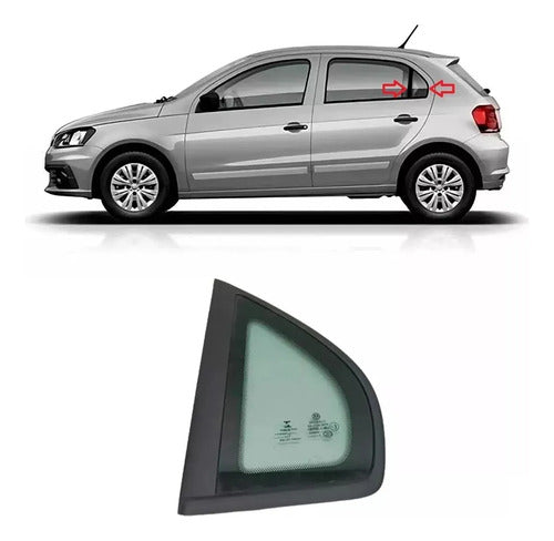Vidrio Fijo Trasero Izq. Vw Original Gol/voyage 2017/2023